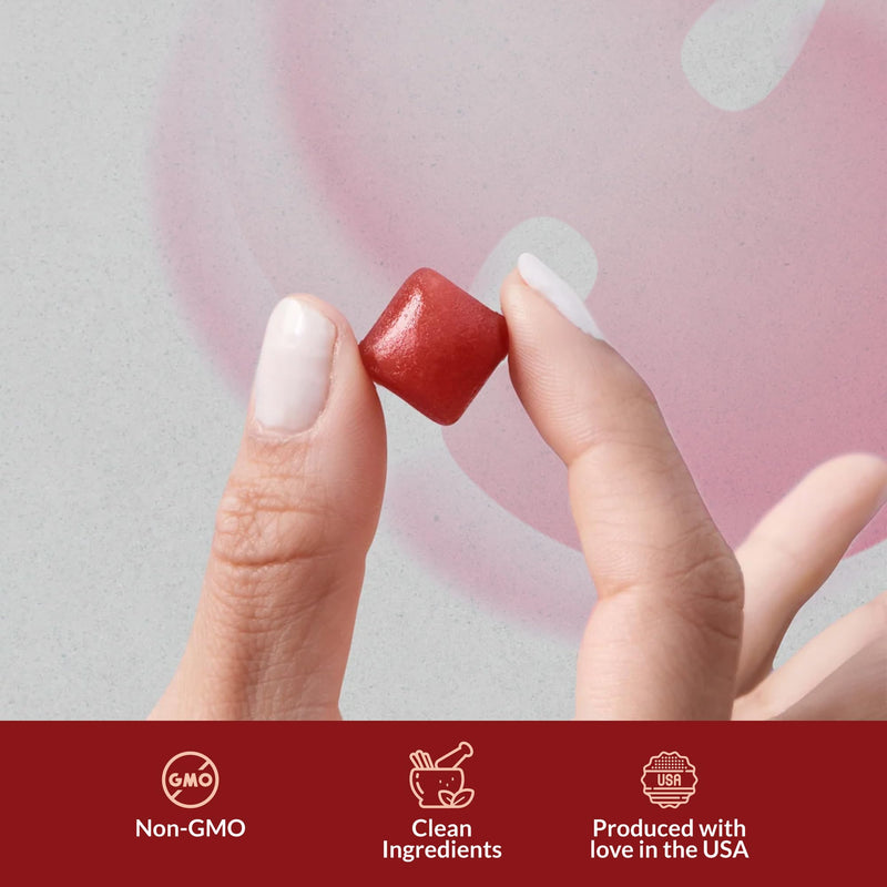 Mojo Hair, Skin & Nails Gummies, Beauty Support Formula with Collagen, Biotin, Reishi, Tremella + Vitamins (30 Gummies) 1