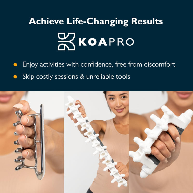 [Australia] - KOAPRO Facia Blaster Fascia Massage Tool for Myofascial Release - Manual Trigger Point and Deep Tissue Sore Muscle Relief, Holistic Fascia Health, Cellulite Massager Tool for Legs, Neck, Back and more Original Gray 