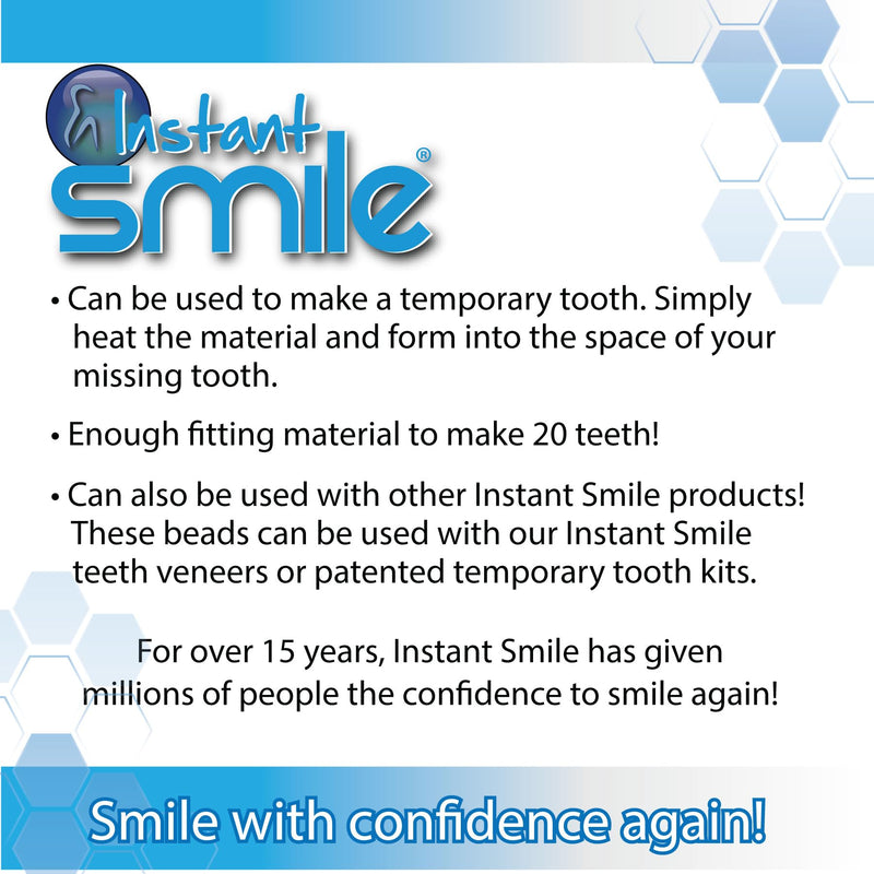 [Australia] - Instant Smile Themal Fitting Temporary Tooth Replacement Fitting Beads 