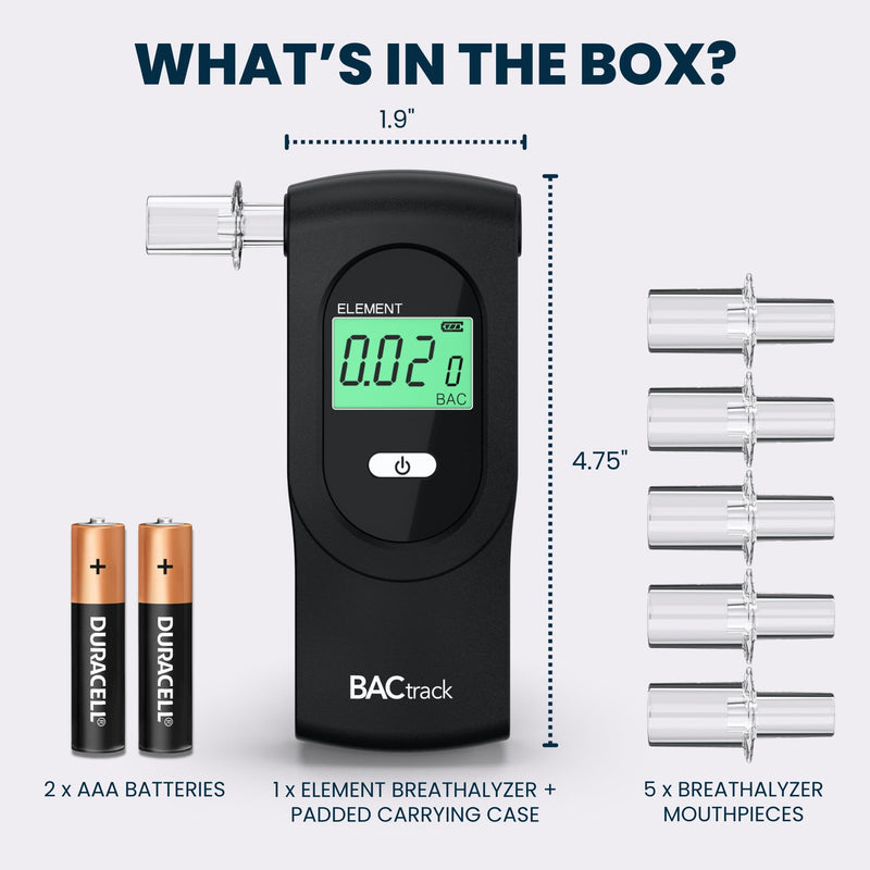 [Australia] - BACtrack Element Breathalyzer | Professional-Grade Accuracy | DOT & NHTSA Compliant | Portable Breath Alcohol Tester for Personal & Professional Use 1 