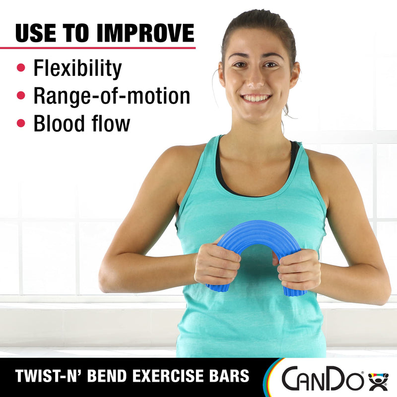 [Australia] - CanDo 10-1514 Twist-n' Bend Flexible Resistance Bar, Firm 