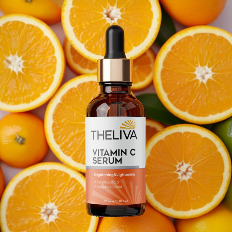 Vitamin C Serum for Face – Brightening & Hydrating with Hyaluronic Acid – Helps Improve Appearance of Wrinkles & Dark Spots – Radiant Skin Support – 1.10 fl oz