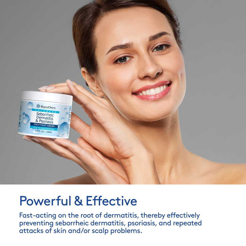 [Australia] - Roycederm Seborrheic Dermatitis Cream, Scalp Treatment for Psoriasis, Folliculitis, Dry Scalp, Dandruff, Anti-Itch Cream for Soothing Relief 