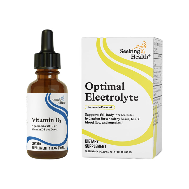 Seeking Health Vitamin D3 Drops - Bone Health & Immune System Support Supplement - Liquid Vitamin D3 with Olive Oil - 1 FL oz, 900 Servings