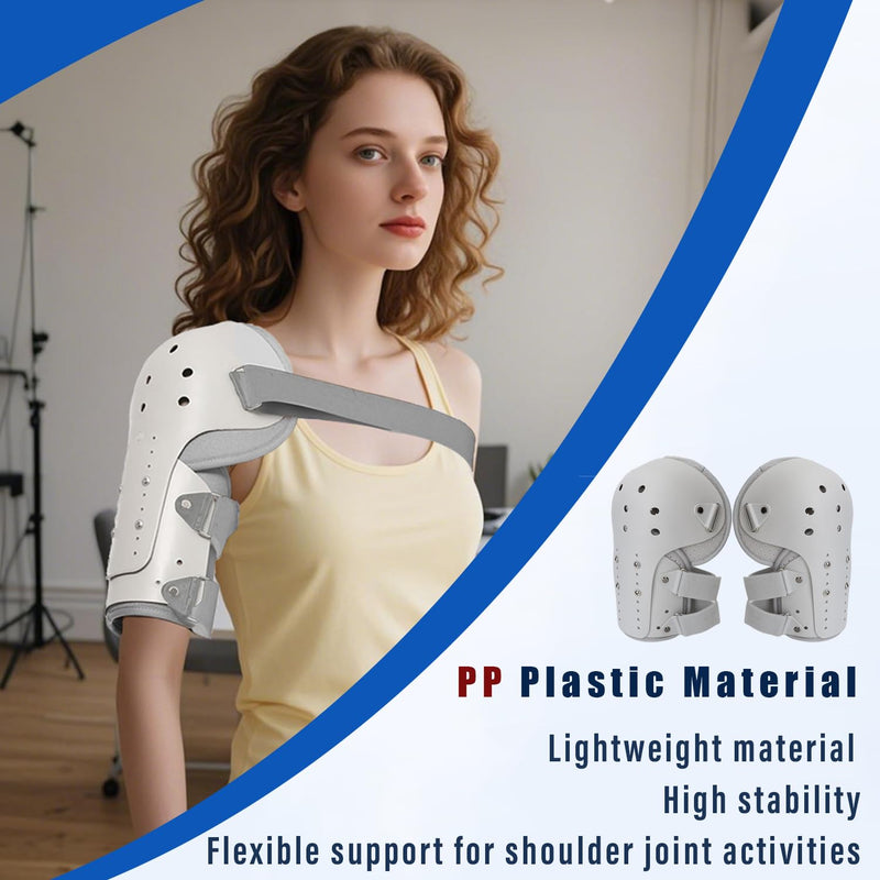 [Australia] - TARSHYRY Medium Humeral Shaft Fracture Splint & Humeral Fracture Brace for Broken Upper Arm Shoulder Bicep Left/Right Arm Long-Bone,Lightweight Breathable Humerus Fracture Splint for Men Women (Left Shoulder) Left Shoulder 