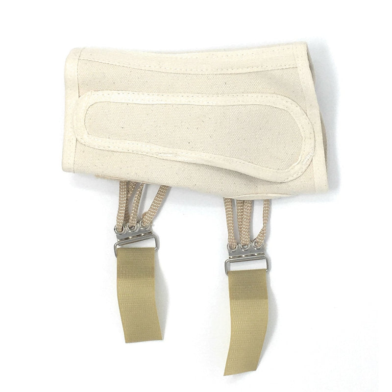 [Australia] - OTC Wrist Splint, Prop-Up Lacing for Carpal Tunnel Relief, Canvas, White, Left Hand, Large Large (Pack of 1) Ivory (Left Hand) 