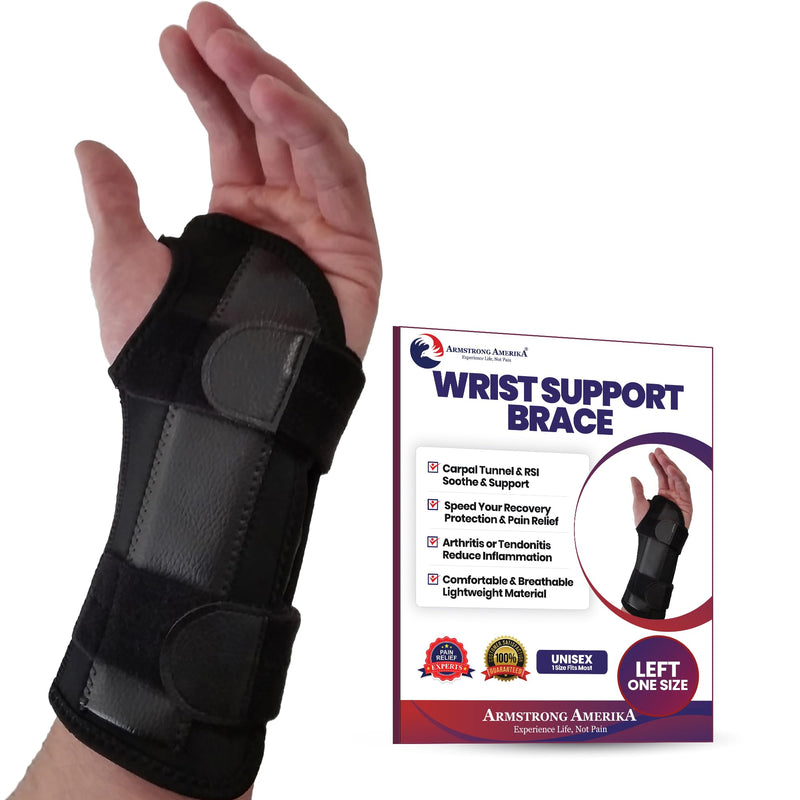 ARMSTRONG AMERICA Wrist Brace For Carpal Tunnel Left Hand + Elbow Brace Fits Most