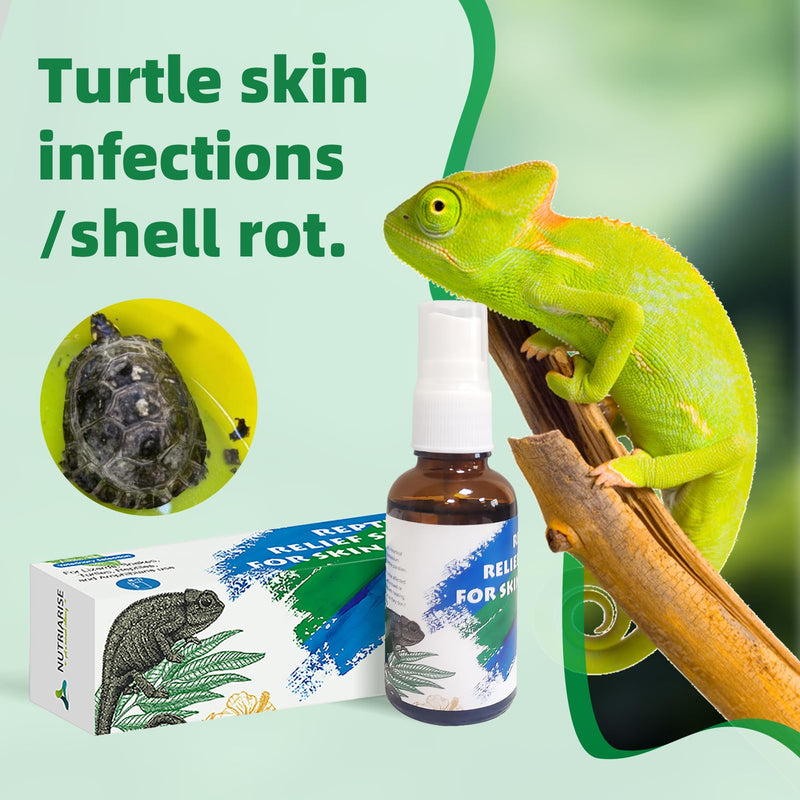 Reptile Wound Care Spray, Lizard & Snake Skin Repair, Relief Support for Reptile Skin Issues, Sores, Shedding, Scale Rot 1 fl oz - PawsPlanet Australia