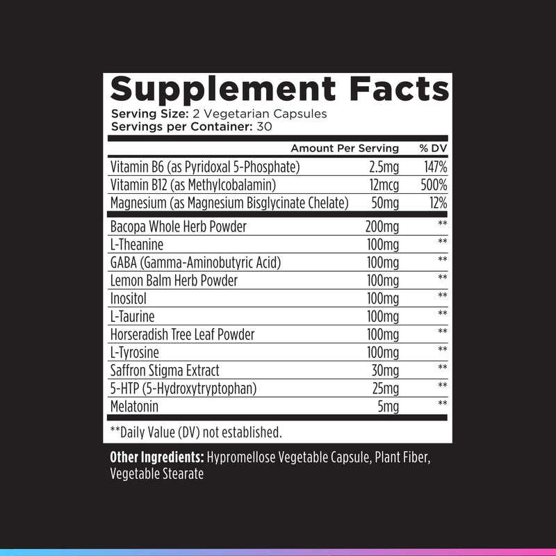 Livingood Daily 14-in-1 Mood Support Supplement, 60 Capsules | Calming, Focus & Emotional Wellness, L Theanine, Lemon Balm, GABA, Saffron, 5-HTP, Vitamin B12, Non GMO, Vegan, Made in USA