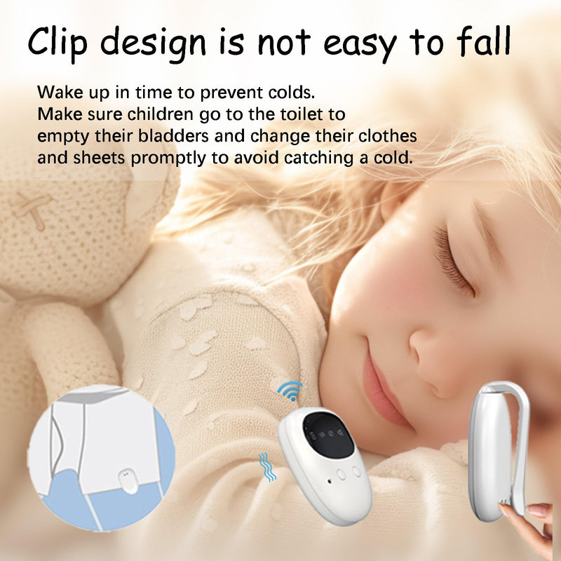 [Australia] - Wireless Bedwetting Alarm for Boys and Girls, Bed Wetting Pee Alarms for Older Kids, Moisture Potty Alarm USB Rechargeable, 3 Working Modes 