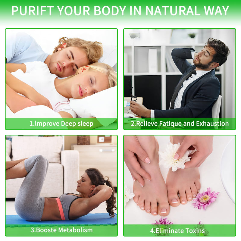 [Australia] - Pack of 20 Detox Foot Plasters, Detoxification Plasters Feet Original, Natural Deep Cleansing Foot Pads, Detox Plasters Foot, Detox Foot Patch Detoxification, for Cleansing Body Deep Sleep 100% Natural Foot Pads Detox Foot Patch 