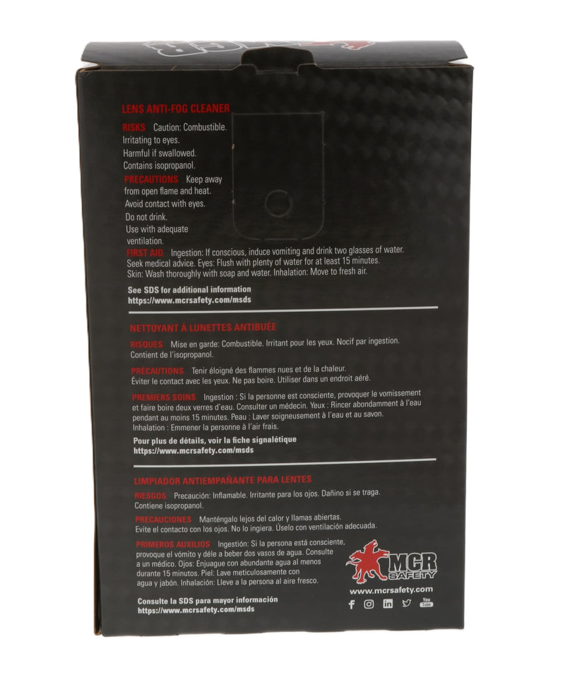 [Australia] - MCR Safety LCT Anti-Fog Anti-Static Lens Cleaning Towelette - 100 Wipes 