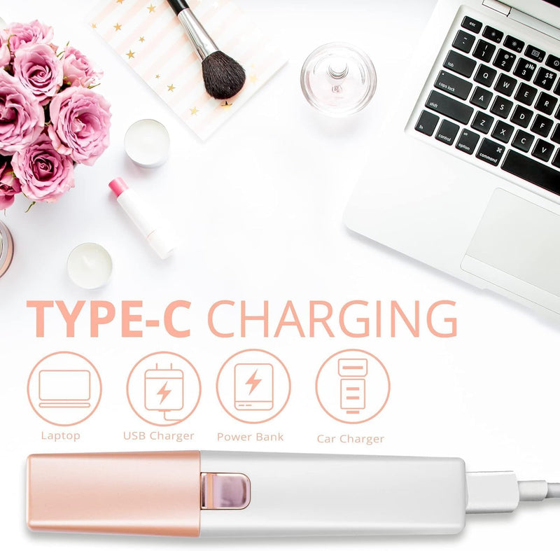 [Australia] - Face - Eyebrow Hair Remover for Women Rechargeable 2 in 1 Eyebrow Trimmer and Facial Shaver for Women - Painless Electric Hair Removal Device for Face Eyebrows 