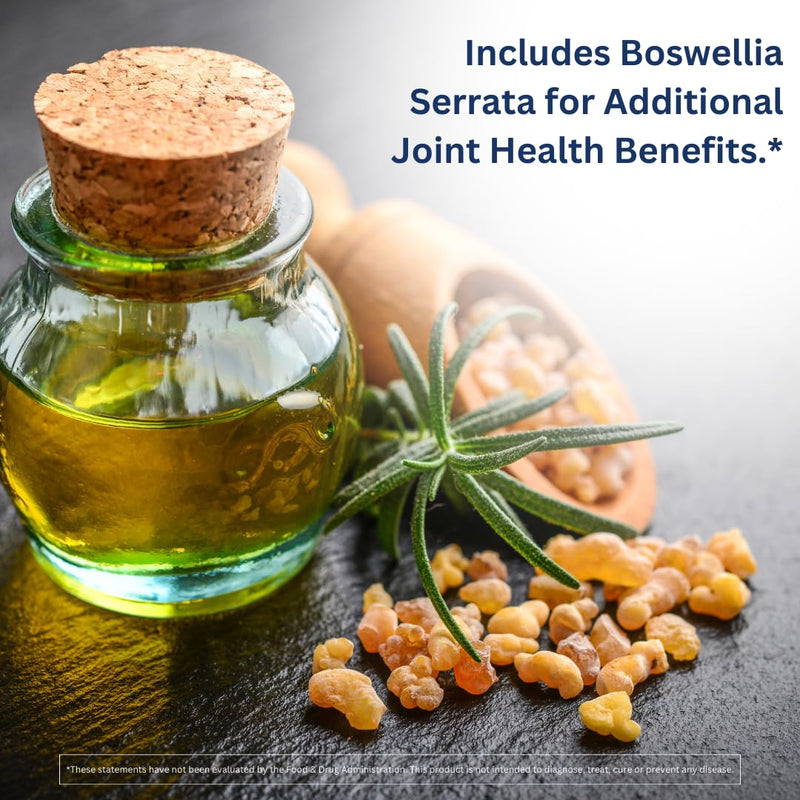INVIGOFLEX Glucosamine Sulfate (Shellfish Free, Sodium Free & Vegetarian Safe) Non GMO, Gluten Free - with Boswellia Serrata - Premium Joint Supplement GS - 2 Pack | Shellfish Free, Sodium Free, Vegetarian Safe, Non GMO & Gluten Free, With Boswellia Se...