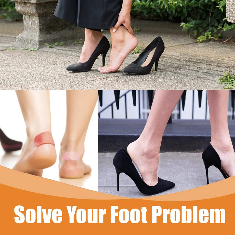 [Australia] - 16 Pairs Shoe Filler Heel Pads for Womens Shoes - Shoe Filler for Too Big Shoes Women with Toe Inserts, Toe Inserts for Too Big Fit 