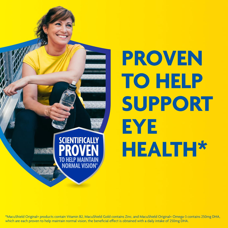 MacuShield Gold – 30-Day Pack, Eye Health Supplement* with Lutein, Zeaxanthin and Meso-zeaxanthin, as Well as Zinc which Helps Support Normal Vision