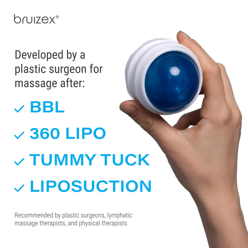 [Australia] - Lymphatic Drainage Massager, Massage Roller Ball, Fibro Roller for Fibrosis Treatment, Liposuction, 360 Lipo, Tummy Tuck & BBL Post Surgery Recovery, Body Roller 