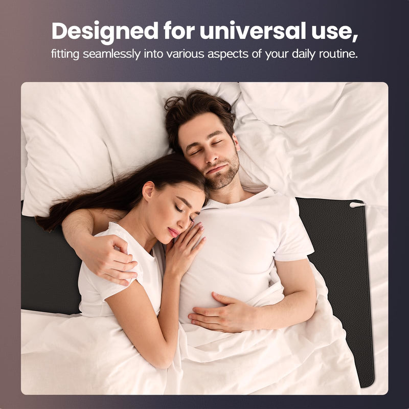 [Australia] - Yoga Grounding Mat, Foot Therapy,Twin/Full Bed-end Foot Mat, 35.4x23.6 inches Grounding Pad for Bed, Boost Energy, Improve Sleep, Reduce Anxiety 35.4"x23.6" 
