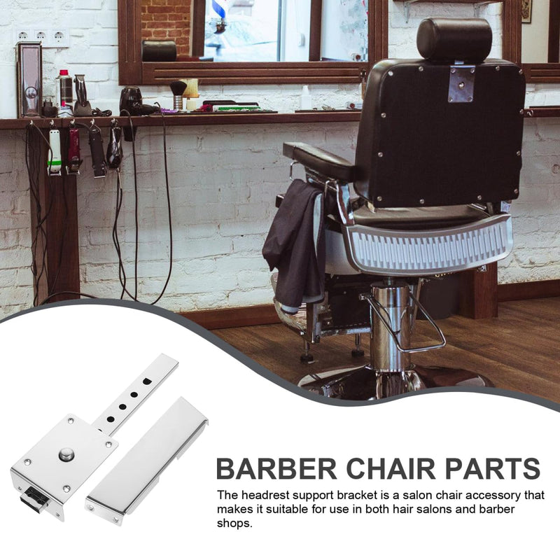 [Australia] - Barber Chair Replacement Headrest Bracket Support for Salon and Barber Chairs Ergonomic Design Easy Installation 11.65X3.14X1.69 Inches 