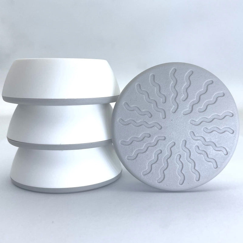 [Australia] - vmaisi Baby Gate Wall Protector - Protect Walls & Doorways from Pet & Dog Gates - Pressure Mounted Gates Work on Stairs - 4 Pack Gates Wall Cups - White 
