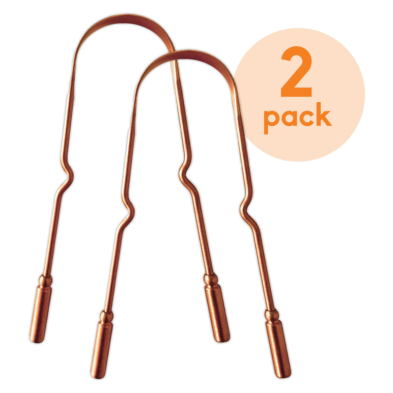 [Australia] - The Humble Co. Copper Tongue Scraper ‚Äì 100% Copper Tongue Cleaner, For Superior Oral Care, Dental Hygiene and Tongue Cleaning, Helps Eliminate Bad Breath, BPA Free (2pk) 