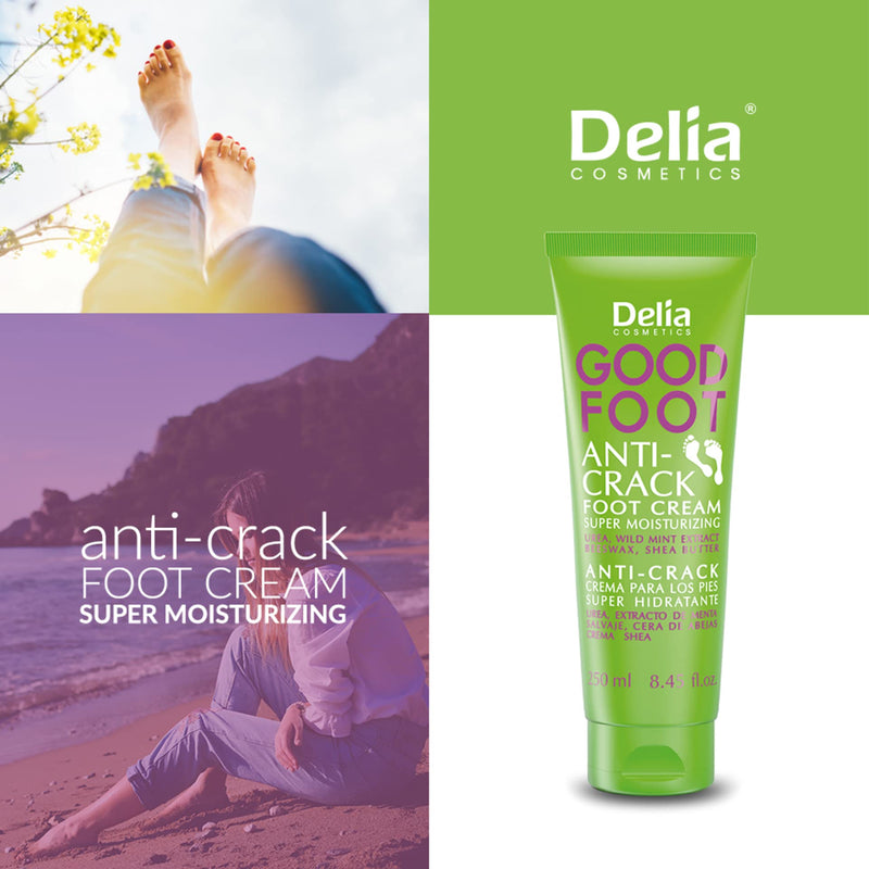 Delia Good Foot Anti-crack Foot Serum, Super Moisturising - 60 ml