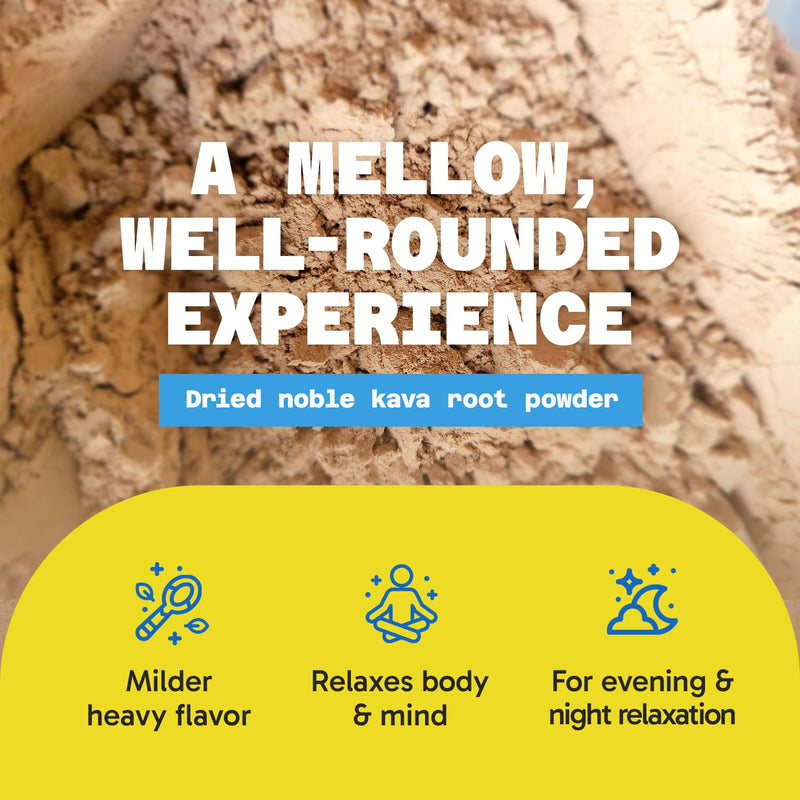 [Australia] - Premium Santa Cruz Powder, Medium Grind Noble Root, Easy to Prepare Kava with A Smooth and Creamy Taste, Kava Root Powder, 8 oz 