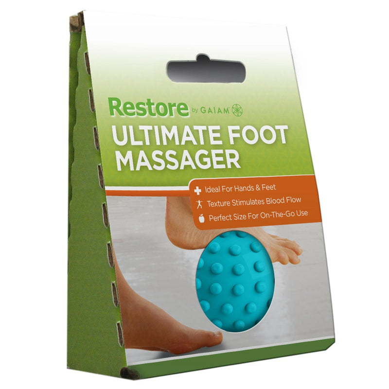 [Australia] - Gaiam Restore Ultimate Foot Massage Roller, Blue, Model:05-61356 