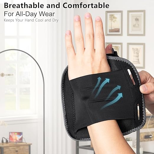 Wrist Brace & Thumb Spica Splint, for De Quervain's Tenosynovitis, Tendonitis, Carpal Tunnel & Arthritis Wrist Support Thumb Splint (Right Hand - Medium) Right-M