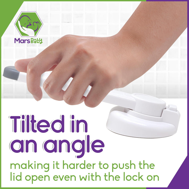 [Australia] - Child Safety Toilet Seat Lock - Easy to Install and Use Toilet Lock, Baby Proof Your Bathroom - Easy Install No Tools Needed - Fits Most Toilets - 1 Pack 