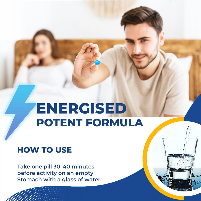 Herbal Male Vitality Supplement for Men – Natural Stamina Booster & Energy Support with Ginseng & Herbal Extracts – Endurance, Blood Flow & Performance Support Pills for Men (40 Tablets) 40 Tablets