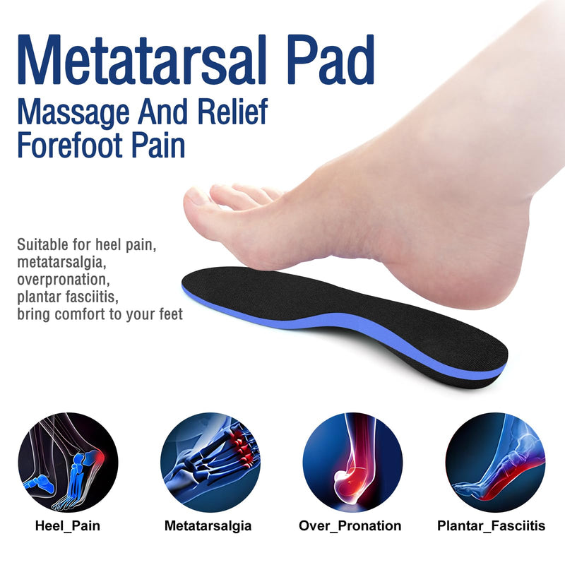 [Australia] - Orthopedic insoles, plantar fasciitis insoles, for flat feet, foot pain, heel spurs, shoe insoles orthopedic for men and women, cuttable size, M (EU M'S39-41/W'S41-43, 26.5cm-27.5cm) M (EU M'S39-41/W'S41-43) 26.5cm-27.5cm 