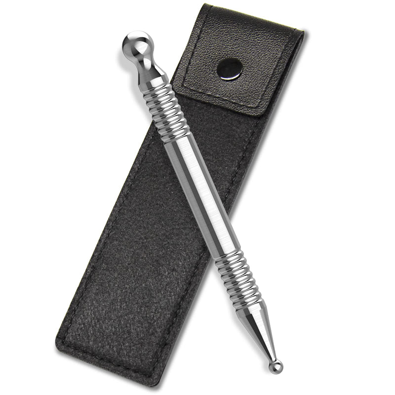 [Australia] - Acupuncture Pen - Stainless Steel Deep Tissue Acupressure Pen - Manual Acupuncture Pen for Full Body Meridian Pain Relief and Face Massage 