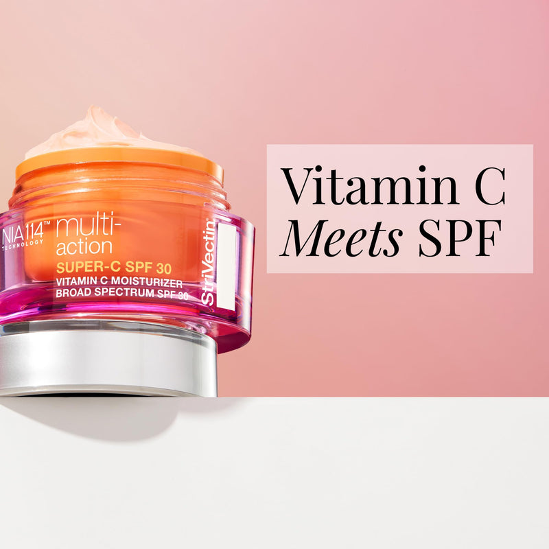 StriVectin Multi-Action Super-C Vitamin C Moisturizer, Brightening and Smoothing Fine Lines, 1.7 Fl Oz 1.7 Fl Oz (Pack of 1)