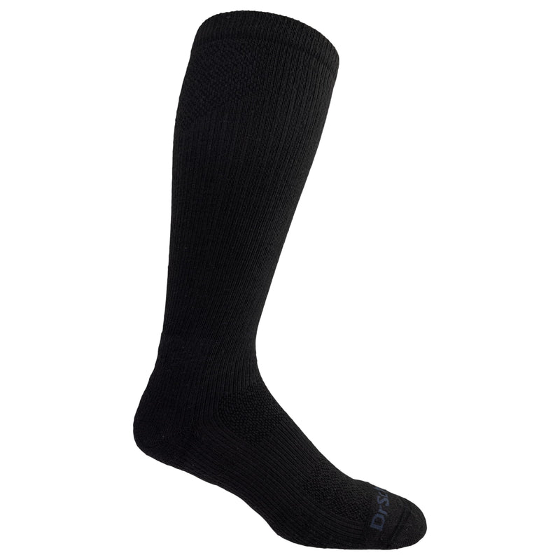 Dr. Scholl's Men's Athletic & Work Compression Over The Calf Socks-1 & 3 Pair Packs-Fatigue Relief 7-12 Black (3 Pairs)