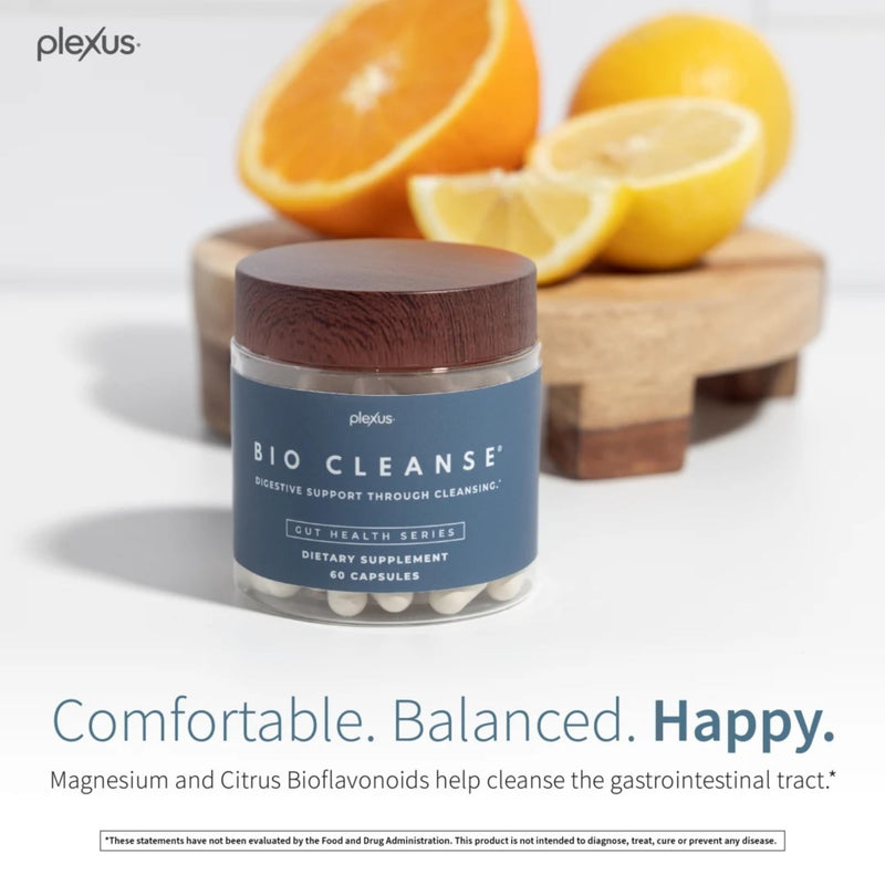 Plexus® Bio Cleanse® 60 ct. | Daily gut health supplement with magnesium for digestive cleansing, regularity, and vitamin C antioxidant support