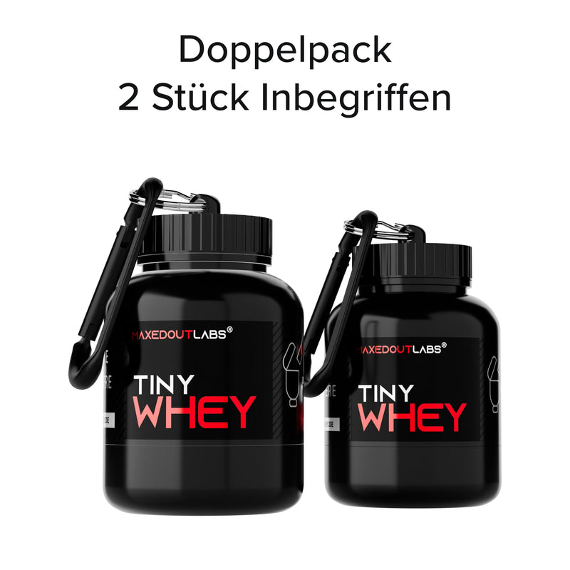 [Australia] - Tinywhey | 2x protein powder scoops | Protein Powder Container | Fitness Gifts Men | Protein Scoop | Protein Keychain | Protein powder storage | Fitness Gadgets | Gym gadgets 