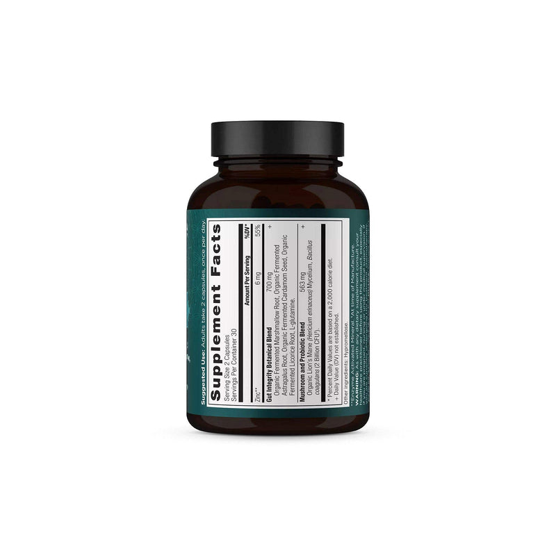 [Australia] - Ancient Nutrition Gut Health Supplement Leaky Gut Capsules, 60ctFormulated with Licorice Root, Astragalus, Marshmallow, and L-Glutamine, Gluten Free, Paleo and Keto Friendly, 60 Ct 