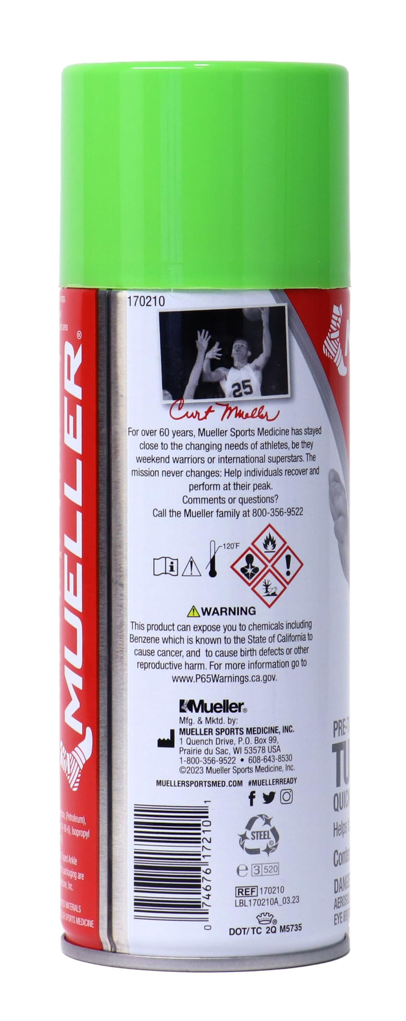[Australia] - MUELLER Sports Medicine Tuffner Quick Drying Pre-Tape Spray, Enhanced Performance Edition, Secure Tapes & Wraps for Home and Athletic Professionals 10 Ounce(NEW) 