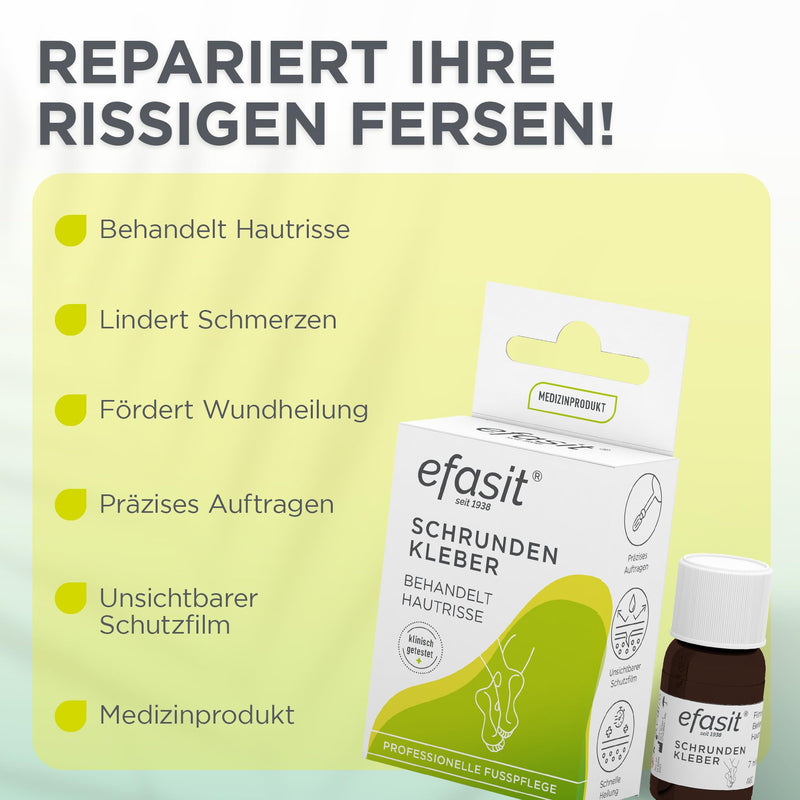 [Australia] - efasit cracks glue - skin glue treats skin cracks, wound glue relieves pain, invisible and liquid film bandage, 7 ml 