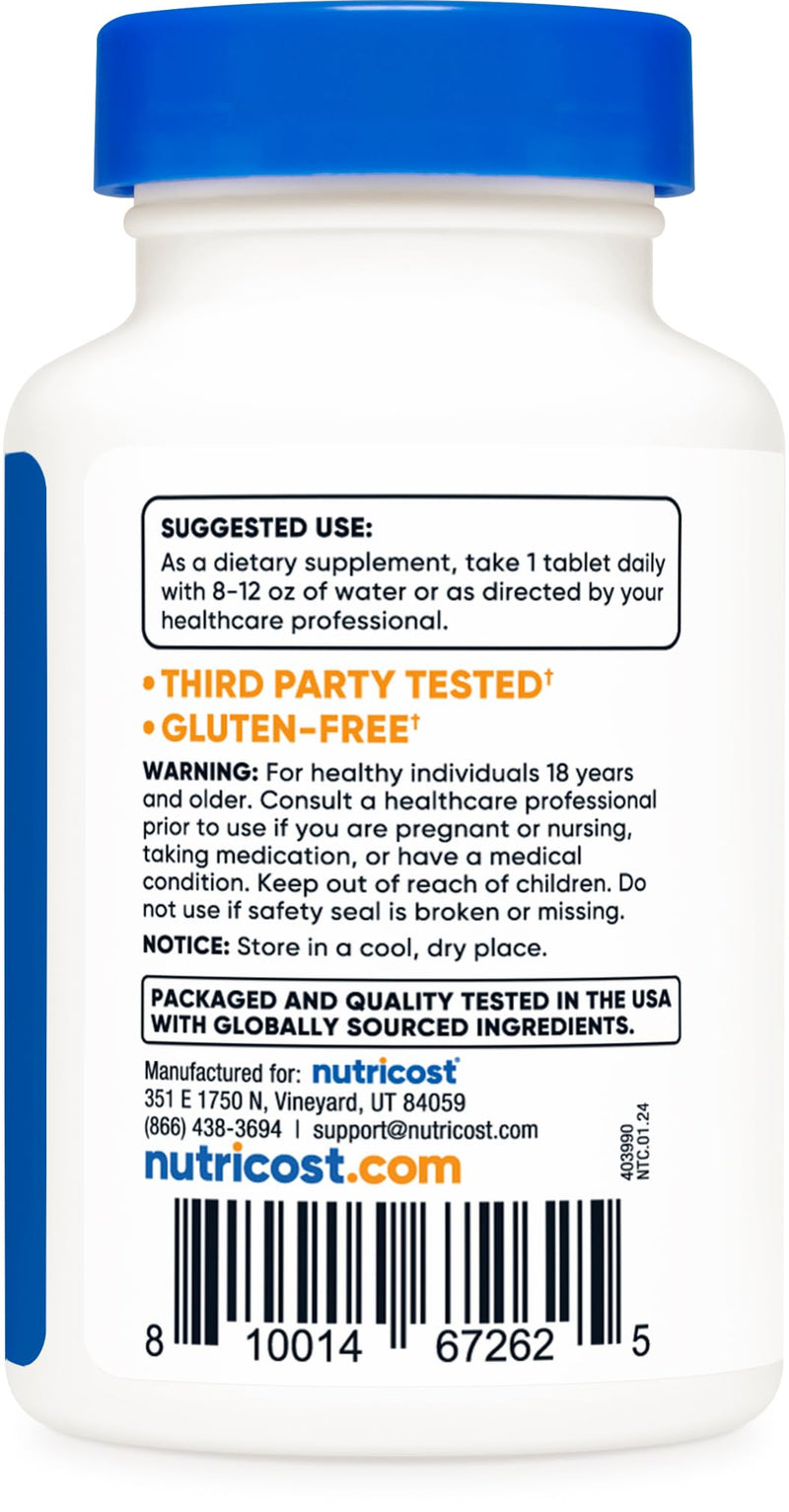 Nutricost Kelp Tablets, 325mcg of Iodine, 240 Tablets - Non-GMO, Gluten Free