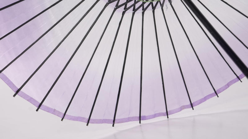 Silk Umbrella demitint Dancing props Stage Umbrella handle detachable Purple demitint