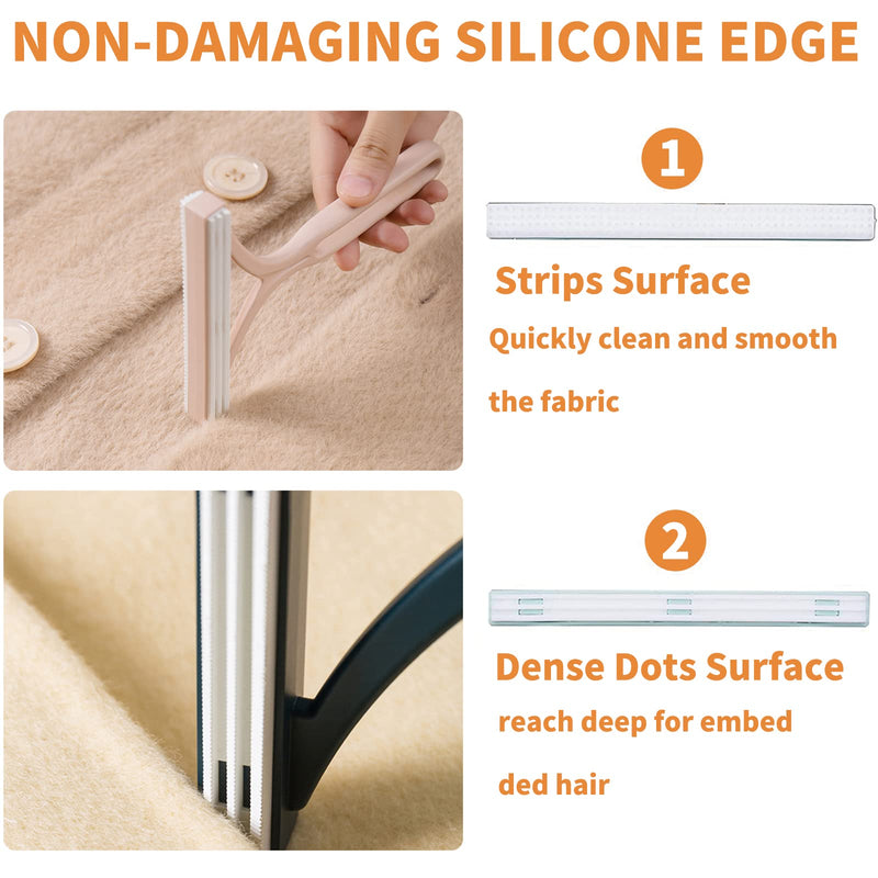 [Australia] - Pet Hair Remover - Special Dog Hair Remover Multi Fabric Edge and Carpet Scraper - Pet Hair Remover for Couch, Furniture Carpet, Car, Clothes & Bedding(3 PCS) 