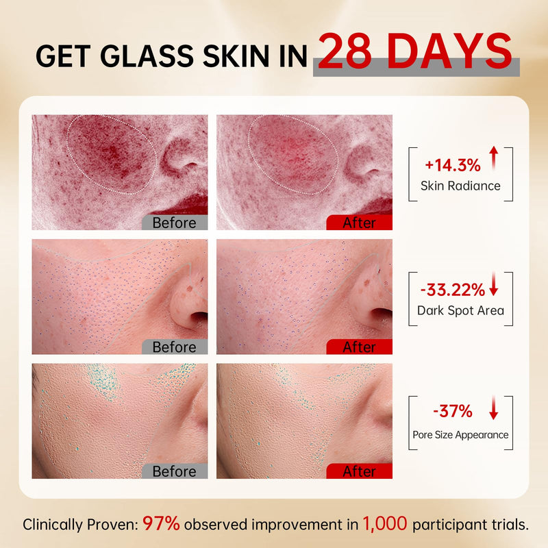 [Australia] - VGO Skin Care Set, with Snail Mucin 92% Moisturizer 1.76 Oz & Vitamin C Face Serum 1.01 Oz, Daily Hydrating & Firming Skincare Routine Kit for All Skin Type 2.77 Ounce 