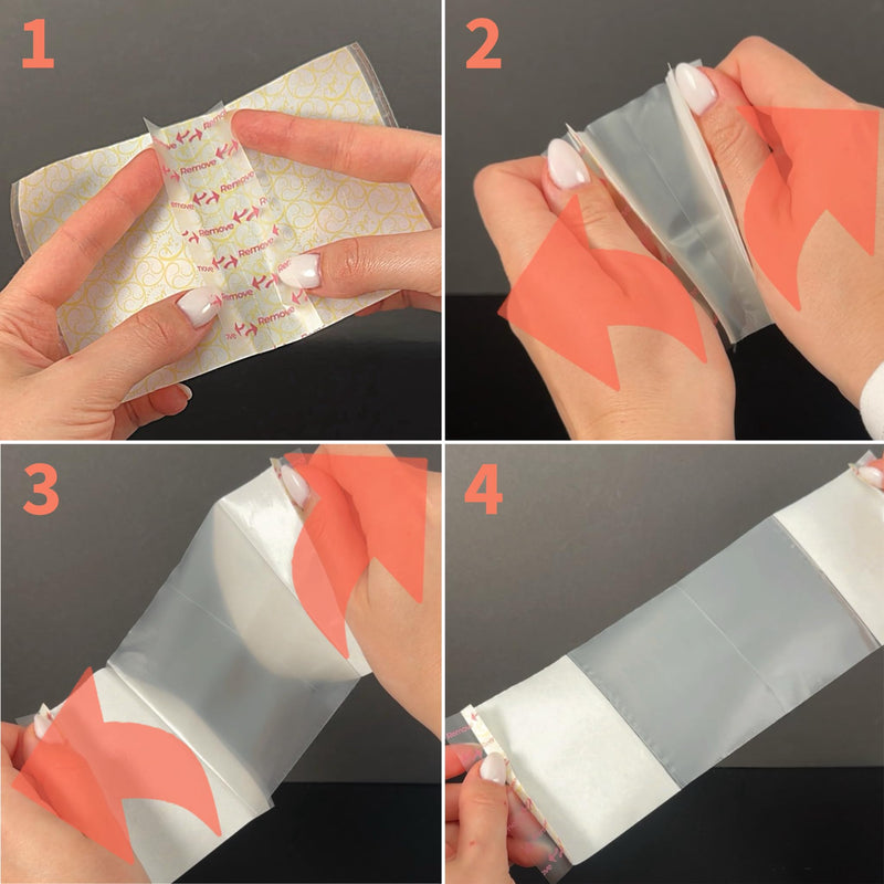 [Australia] - Easy-Peel Tattoo Aftercare Bandage 6 Inch x 32 Feet – Waterproof Transparent Film for Tattoos – Second Skin Wrap with Breathable Adhesive for Healing, Comfort, and Protection 6" x 32 Feet 