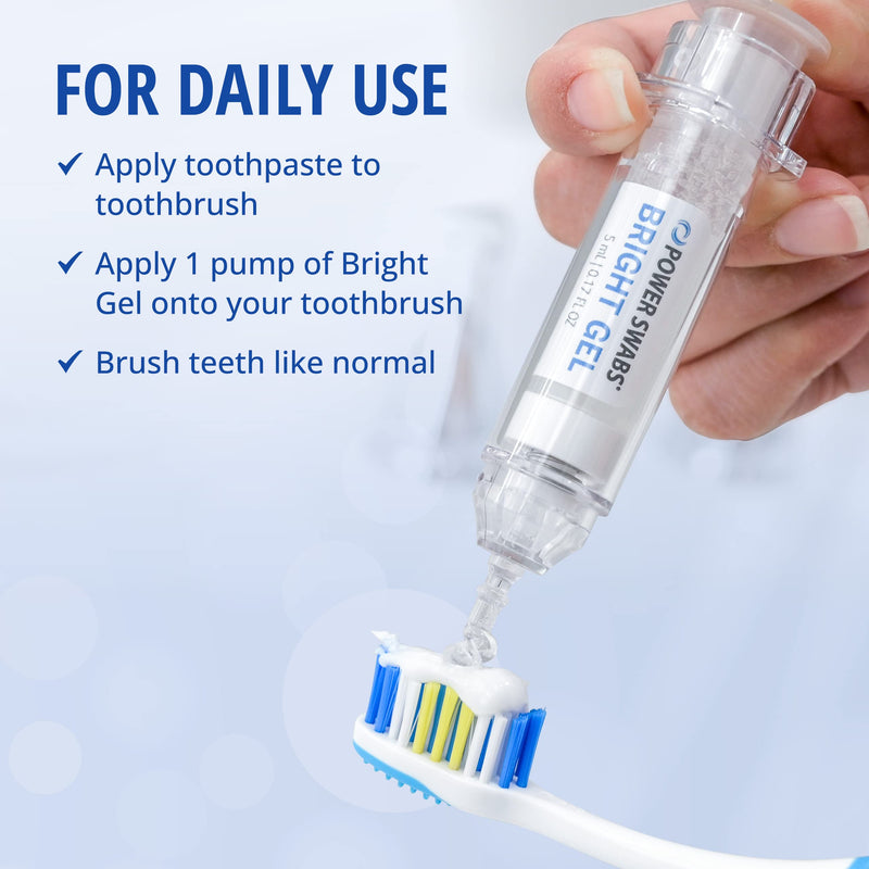 [Australia] - Teeth Whitening Gel | Bright Gel | Gentle Teeth Whitening | Dentist Formulated | Professional Teeth Whitener & Stain Remover | 0.17 Fl Oz 