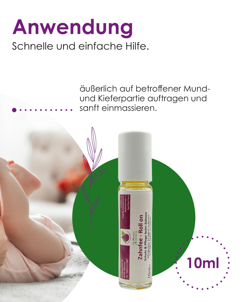 [Australia] - The aroma oil manufacturer Tooth Fairy ROLL ON Aroma Oil 10ml - teething oil for babies, 100% natural oils to relieve teething pain 