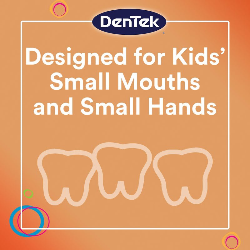 [Australia] - DenTek Kids Fun Flossers, Removes Food & Plaque, 75 Count, 3 Pack Wild Fruit 75 Count (Pack of 3) 