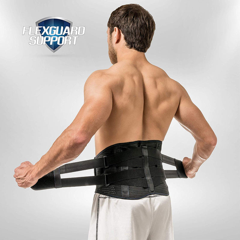 [Australia] - Back Brace - Back Support Belts for Men Women, Compression Lower Back Brace for Pain Relief, Strained Muscles, Breathable Lumbar Belts with Functional Pocket for Sciatica (XL) X-Large (Pack of 1) 