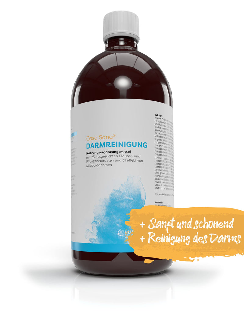 [Australia] - Casa Sana INTESTINAL CLEANING, 1000 ml - gentle and gentle cleansing of the intestines without a laxative effect 